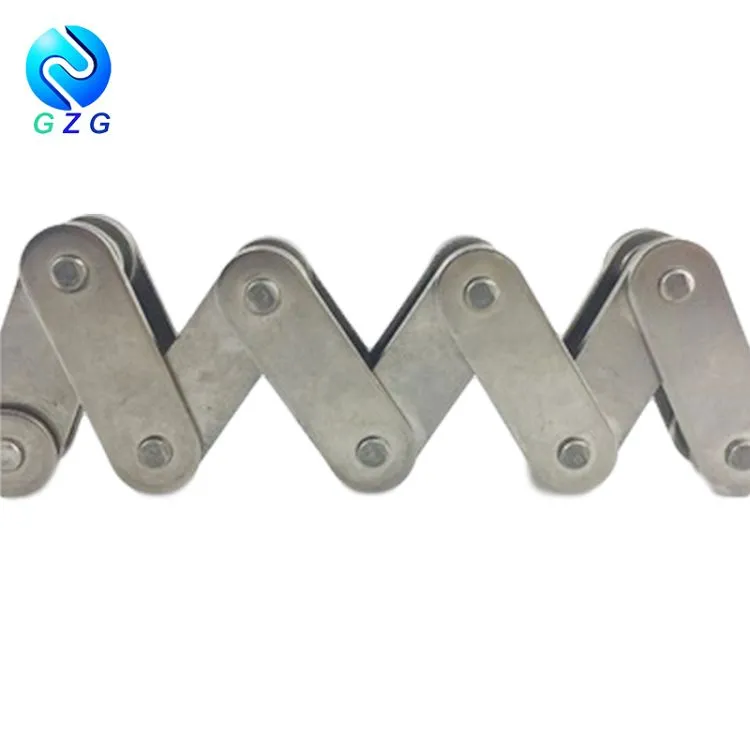 A Serisi Çift Adımlı Düz ​​Yan Plakalı Konveyör Zinciri